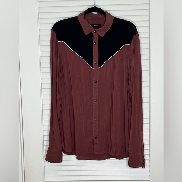 All Saints Other - All Saints Men's Catoosa Western Shirt - Size Large
